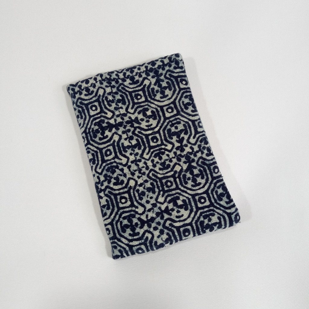 Fair Trade purse wallet by block printed fabric by Hmong tribe