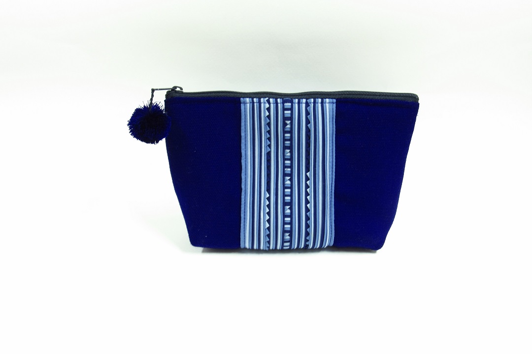 Fair Trade pouch made of traditonal patchwork by Lisu tribe